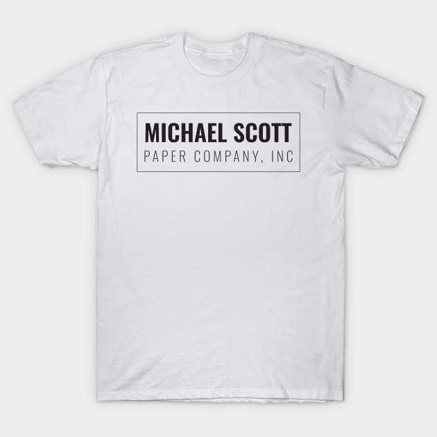 Michael Scott Paper Company T-Shirt by Dotty42